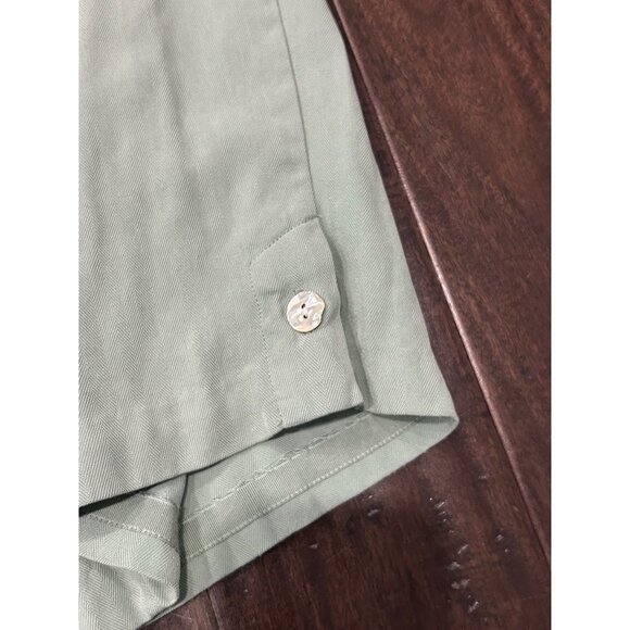 Tommy Bahama Womens Green Silk Cropped Pants Size 8 - Picture 6 of 9